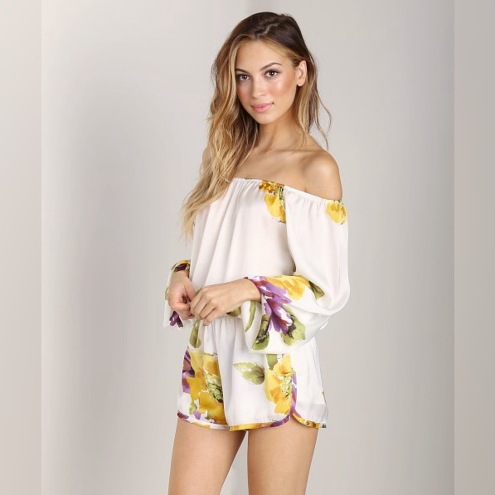 Show Me Your Mumu Rane Romper-Floating Floral